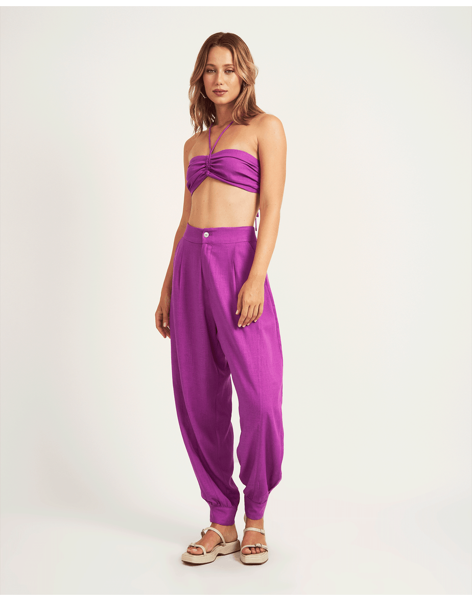 Calça bruxelas say rosa