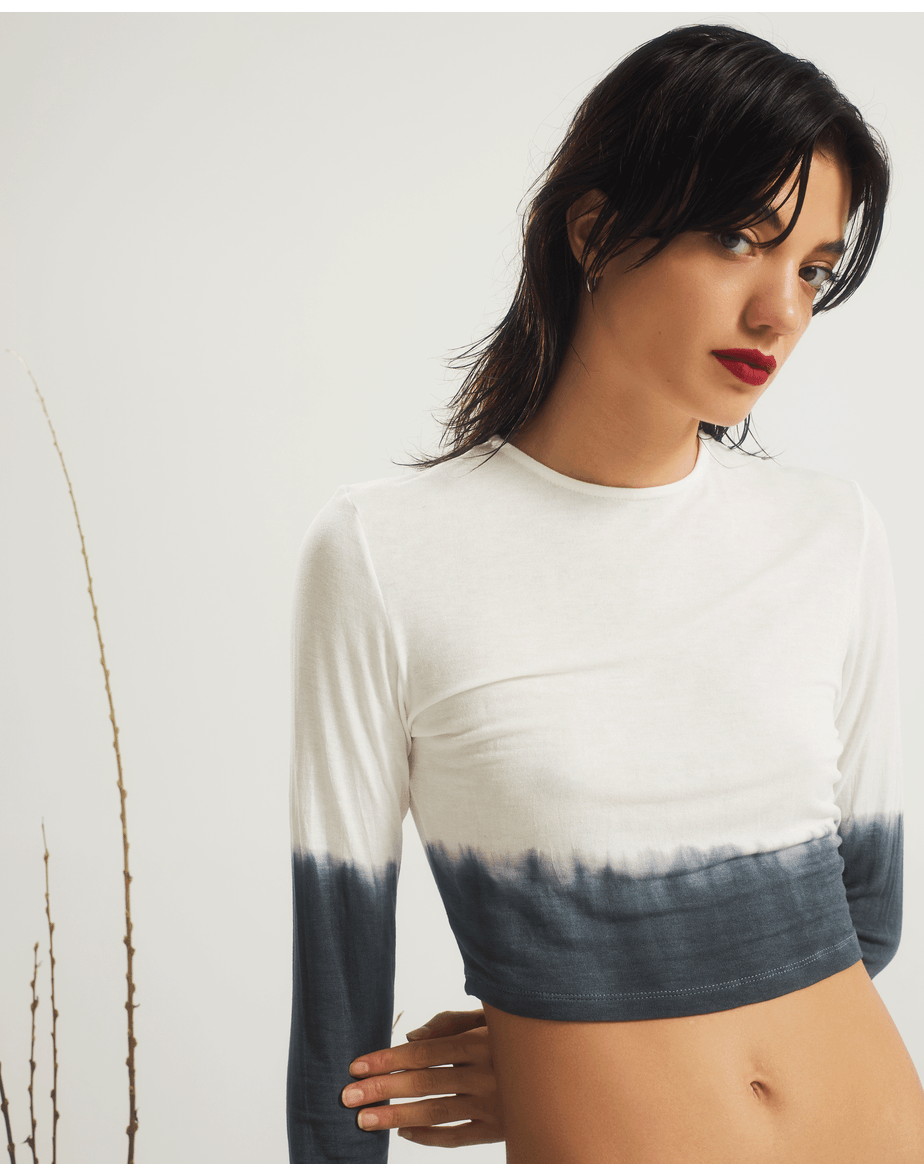 Top tiedye urban cinza