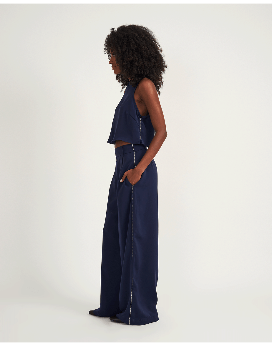 Calça paris mid azul