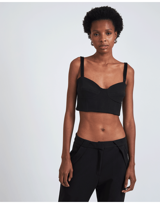 Top lux minimal preto
