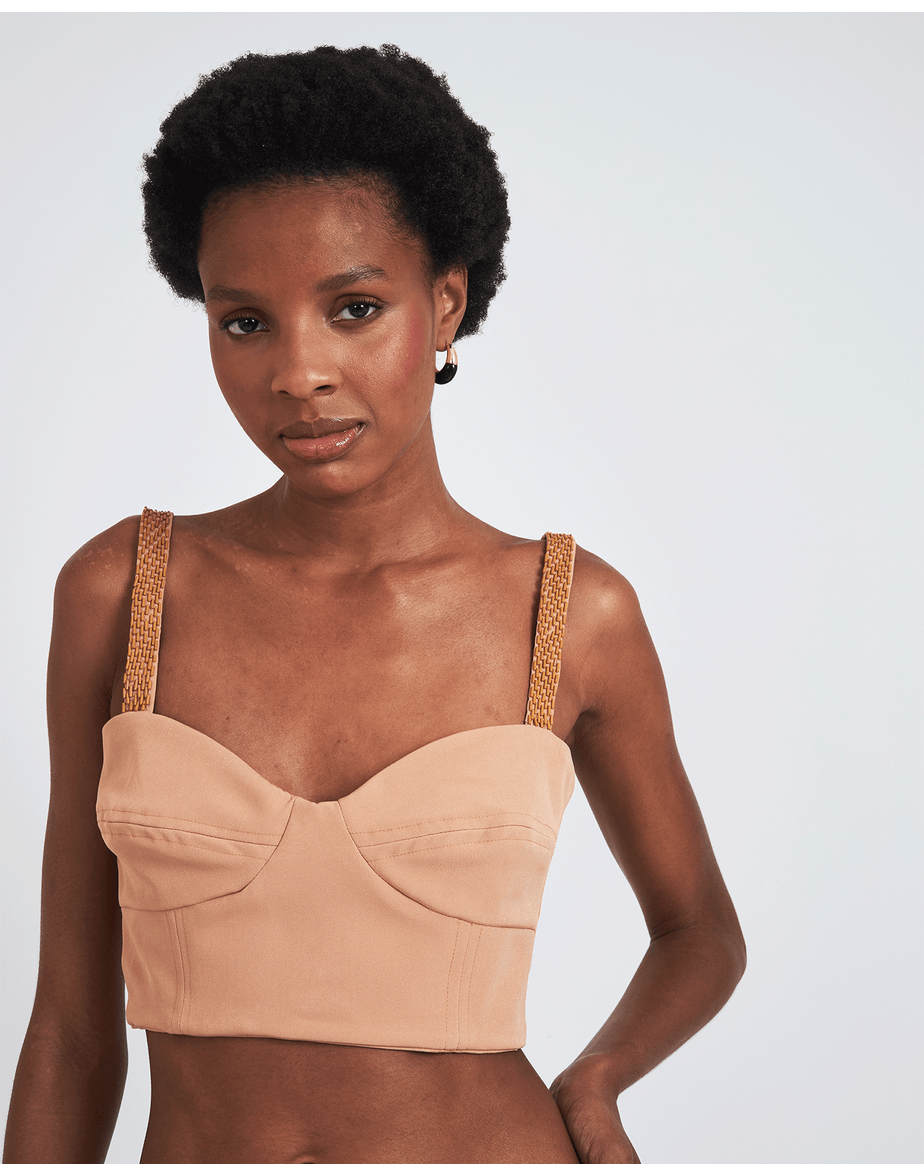 Top lux minimal bege